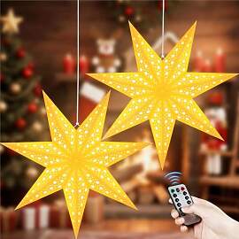 Weihnachtsdeko - LED Weihnachtsstern Beleuchtet