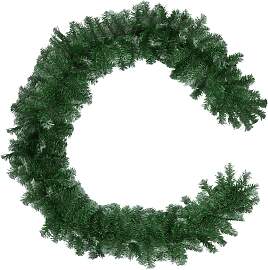 Weihnachtsgirlande naturgetreu mit weißen Spitzen 