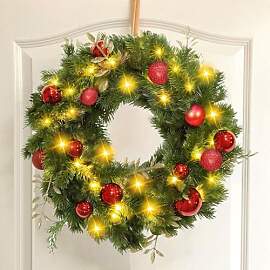 Weihnachtskranz Haustür Deko