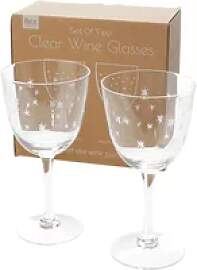 Weinglas Rex London Etched star (x2)