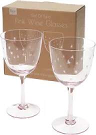 Weinglas Rex London Etched star (x2)