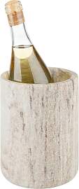 Weinkühler Shiny Silver Naturfarben Marmor
