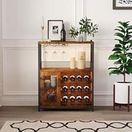 Weinschrank mit LED-Beleuchtung, industrieller