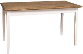 Weißer Esstisch im Landhausstil