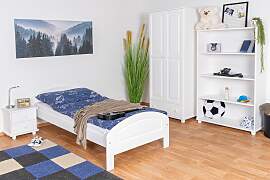 Weißes Kinderzimmer-Jugendzimmer - Komplett Set G 
