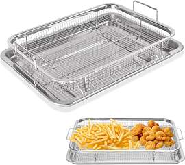 WEIWUXIAN BBQ Grillkorb, Edelstahl Grillkorb mit