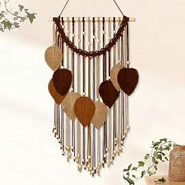Weldomcor Makramee Wandbehang Boho Wanddeko