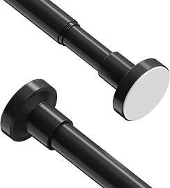 WELDUN 2 Stücke Duschvorhangstange ohne Bohren