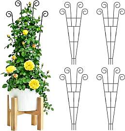 WELDUN 4er Rankgitter 75CM für Kletterpflanzen,