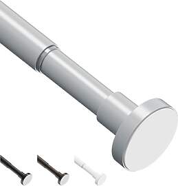 WELDUN Ausziehbare Gardinenspannstange, 48-154CM