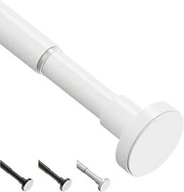 WELDUN Gardinenstange ohne Bohren 48-190CM