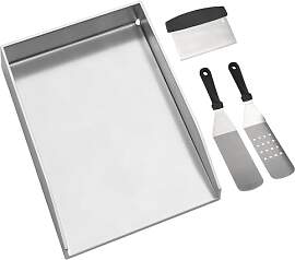 WELL GRILL 48x34cm Edelstahl Grillplatte mit