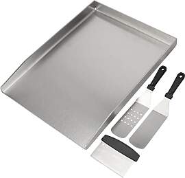 WELL GRILL Edelstahl Plancha Grillplatte &