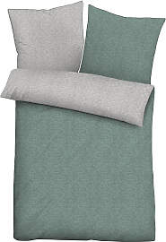 Wendebettwäsche BIBERNA "Hermal", braun 