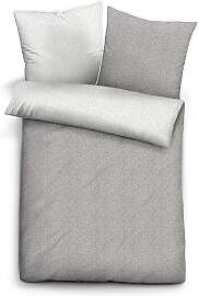 Wendebettwäsche BIBERNA "Hermal", grau