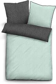 Wendebettwäsche BIBERNA "Hermal", grün 