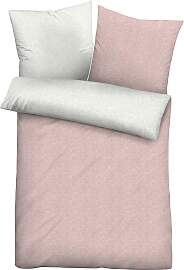Wendebettwäsche BIBERNA "Hermal", rosa