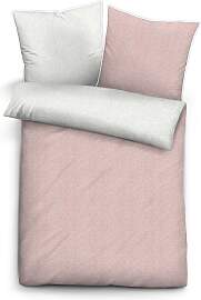 Wendebettwäsche BIBERNA "Hermal", rosa