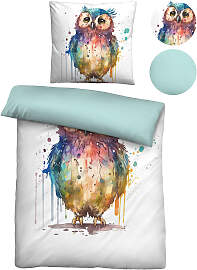 Wendebettwäsche BIBERNA "Niko", bunt,