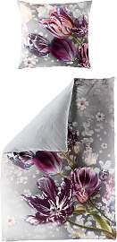 Wendebettwäsche BIERBAUM "Tuli", grau,