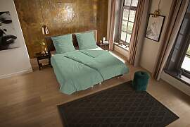 Wendebettwäsche "Den Haag", sage grün, 