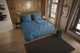 Wendebettwäsche "Elegence", blau