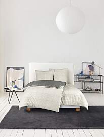 Wendebettwäsche ESPRIT "Grid", grau,