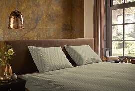 Wendebettwäsche "Haarlem", sand, B/L: