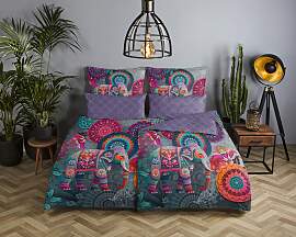 Wendebettwäsche HIP "Abhay", lila, B/L: 