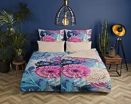 Wendebettwäsche HIP "Nishell", blau,