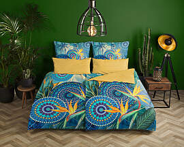 Wendebettwäsche HIP "Novia", blau, B/L: 