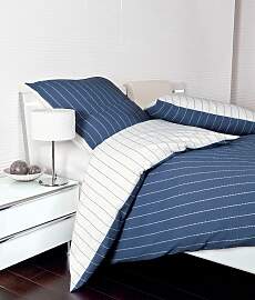 Wendebettwäsche JANINE "TANGO", blau,