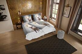 Wendebettwäsche "Jeppe", grau, B/L: