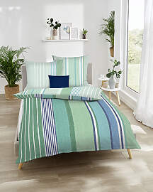 Wendebettwäsche KAEPPEL "Dutch", grün