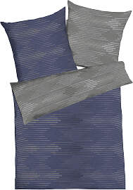 Wendebettwäsche KAEPPEL "Ikat", blau