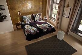 Wendebettwäsche "Marleen", bordeaux,