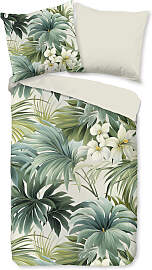 Wendebettwäsche "Virna", grün, B/L: