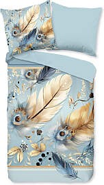 Wendebettwäsche "Wizz", blau (aqua),