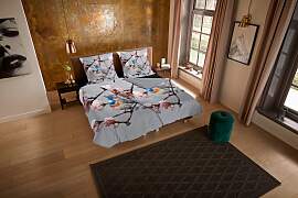 Wendebettwäsche "Yule", grau, B/L: