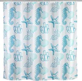 WENKO Anti-Schimmel Duschvorhang Lagoa,