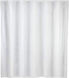 WENKO Anti-Schimmel Duschvorhang Weiß,