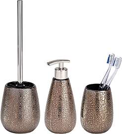 WENKO Bad-Accessoire-Set Marrakesh 3-teilig