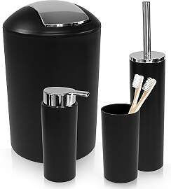 WENKO Bad Accessoire Set Mod. Calvo, 4-teilig,