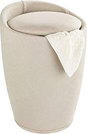 WENKO Badhocker Mod. Candy Leinen Optik Beige,