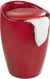 WENKO Badhocker Mod. Candy Rot, Hocker mit
