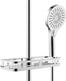 WENKO Duschablage Libertà Chrom, Duschregal mit