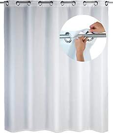 WENKO Duschvorhang Comfort Flex Weiß,