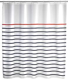 WENKO Duschvorhang Mod. Marine Textil-Vorhang für 