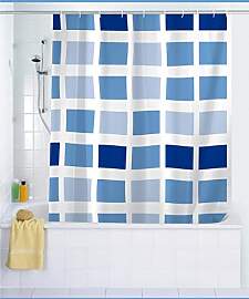 WENKO Duschvorhang Mosaik - wasserdicht,