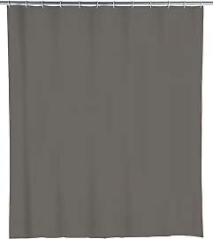WENKO Duschvorhang Mouse Grey - wasserdicht,